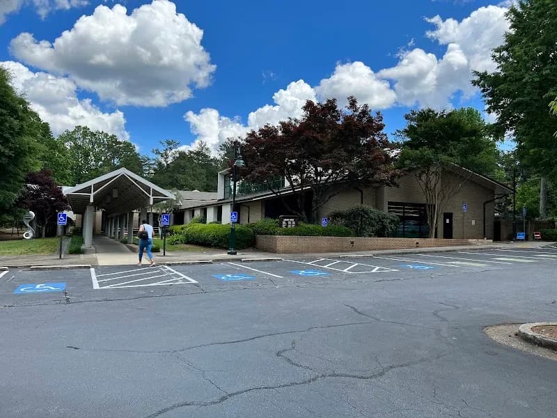 View of Sandy Springs Library in Sandy Springs, GA