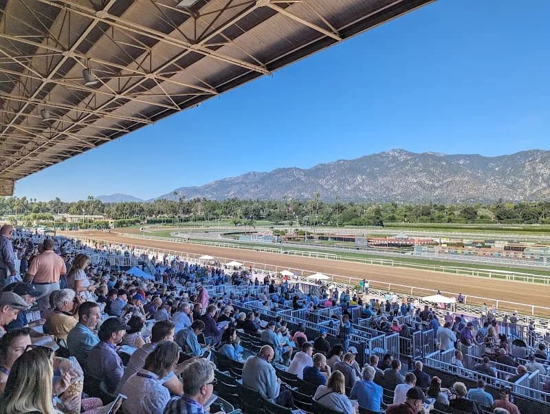 View of Santa Anita Park in Arcadia, CA