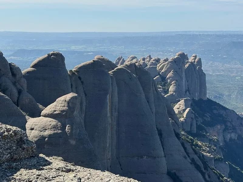 View of Santa Maria de Montserrat Abbey in Montserrat, CT