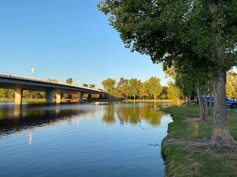 View of Santee Lakes Recreation Preserve in Santee, CA