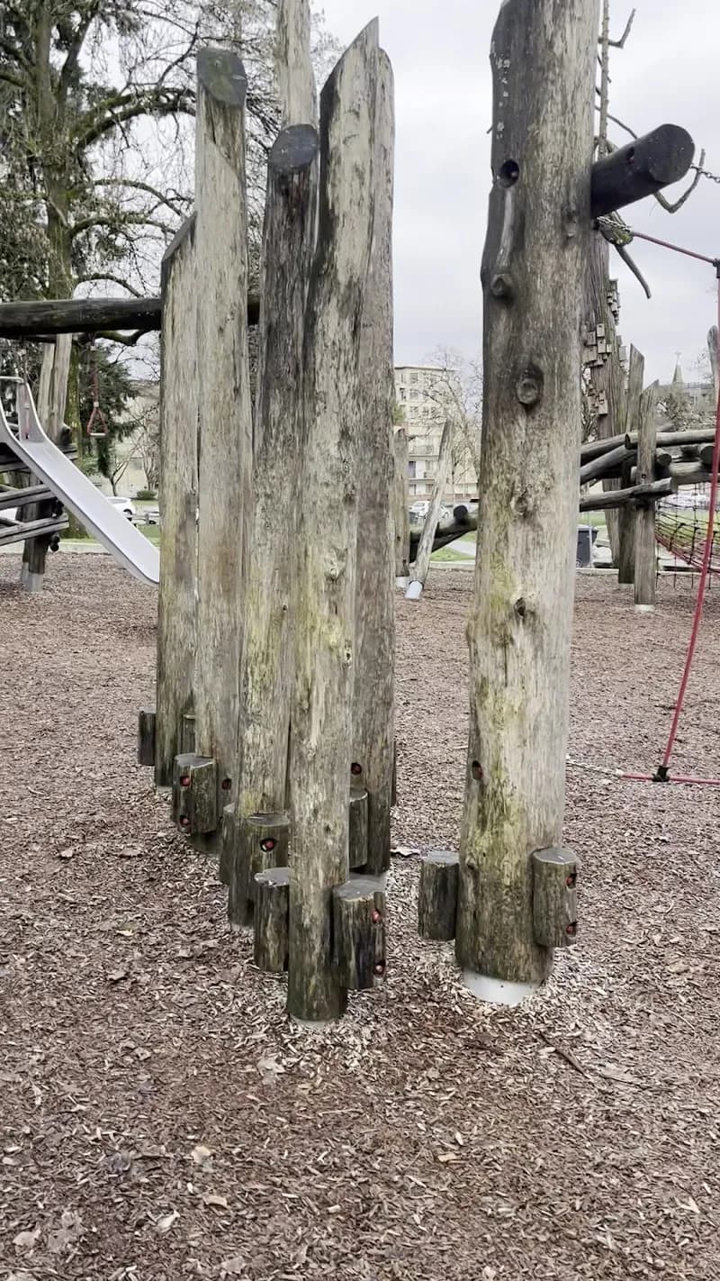 View of Sapperton Park in New Westminster, BC
