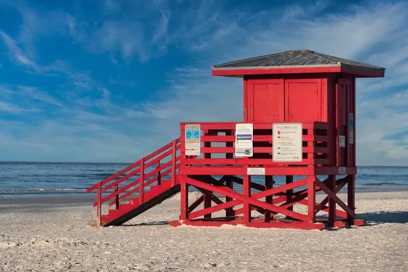 View of Sarasota Beach in Sarasota, FL