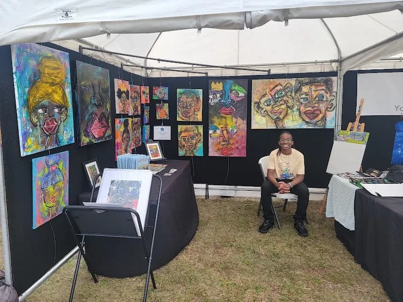View of Sarasota Fine Art Show by Hot Works in Lutz, FL