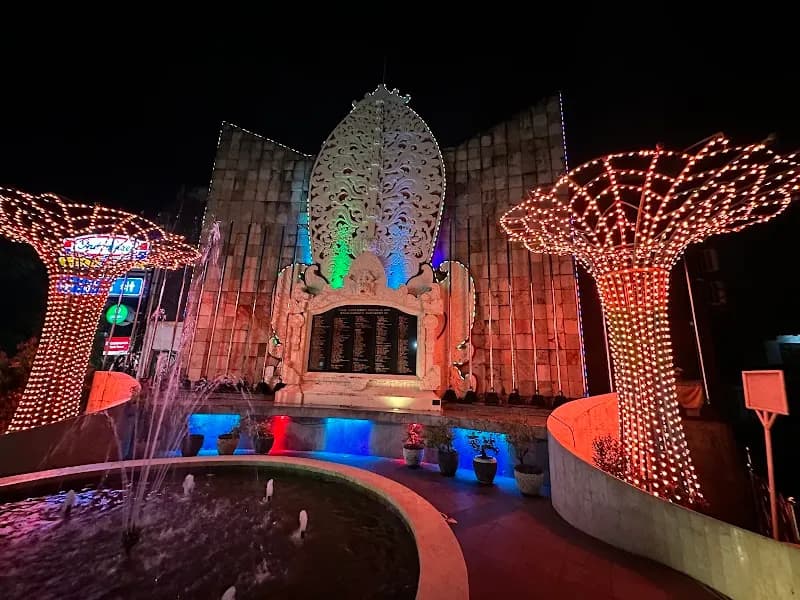 View of Sari Club Bomb Memorial in Kuta, Bali