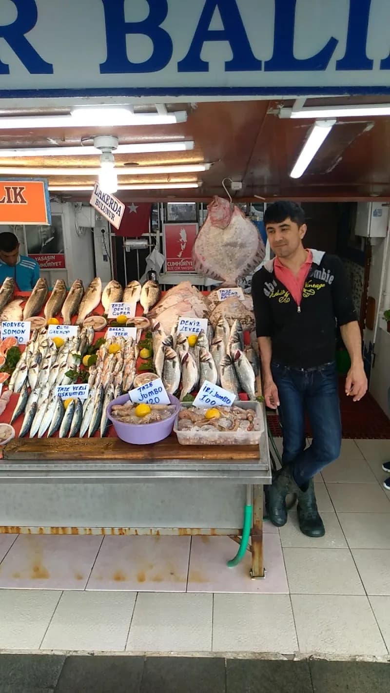 View of Sariyer Fishermen's Market in Beykoz, Istanbul