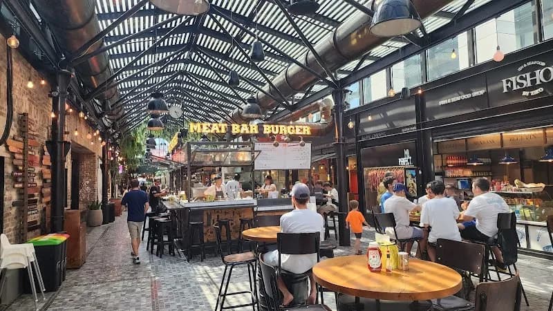 View of Sarona Market in Sarona, TA