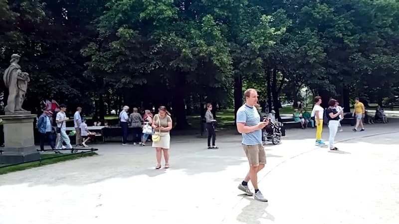 View of Saxon Garden in Warsaw, MZ
