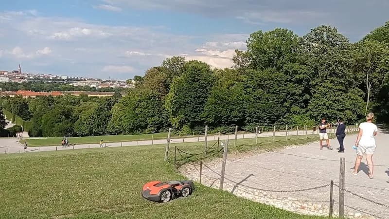 View of Schönbrunn Palace in Vienna, W