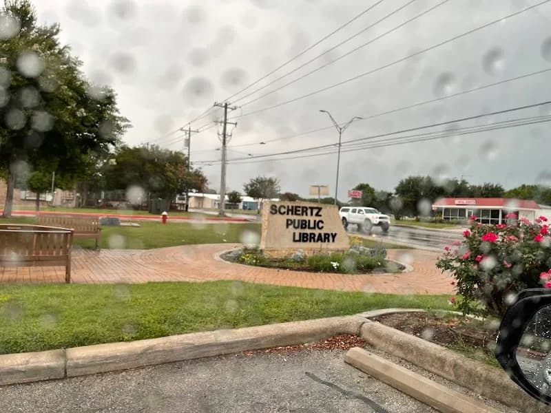 View of Schertz Library in Cibolo, TX
