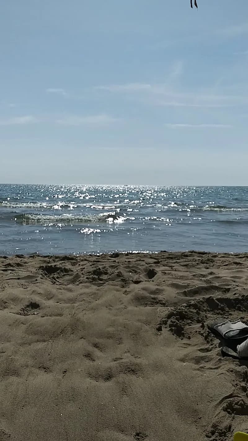 View of Schiano Beach in Nettuno, Lazio