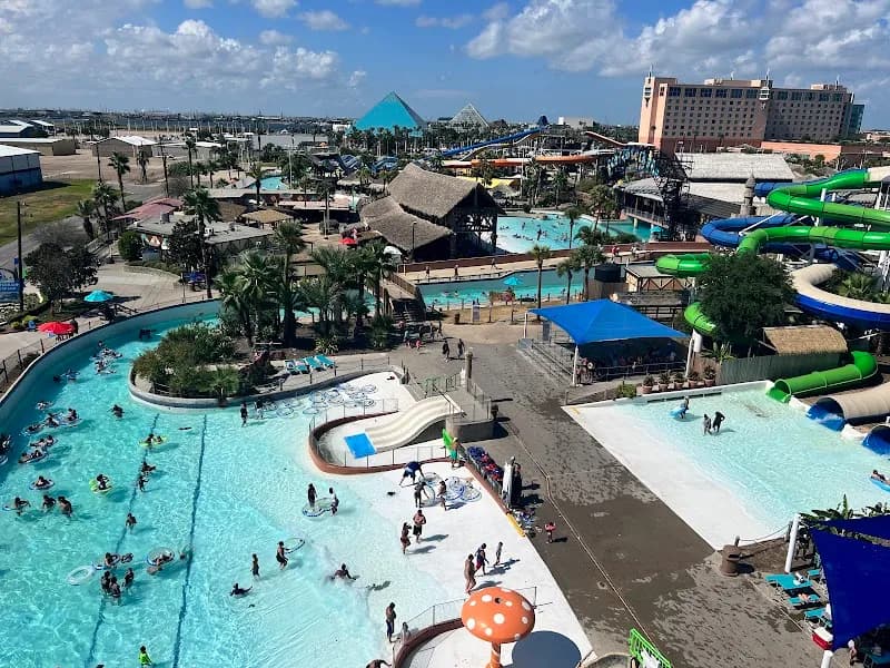 View of Schlitterbahn Waterpark Galveston in Galveston, TX