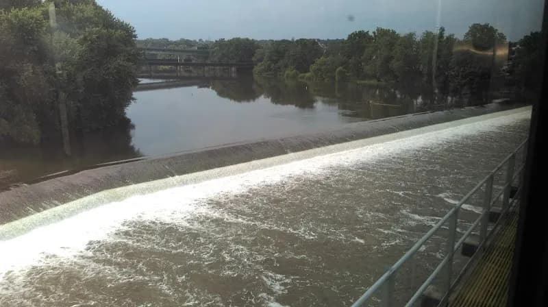 View of Schuylkill River Trail in Conshohocken, PA