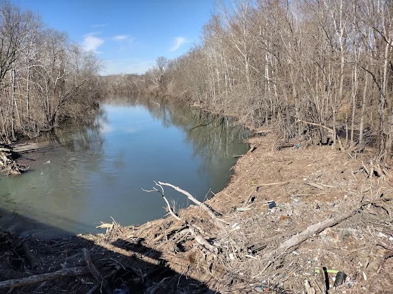 View of Schuylkill River Trail in Conshohocken, PA