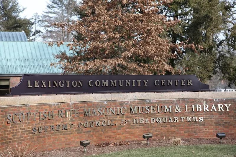 View of Scottish Rite Masonic Museum & Library in Lexington, MA