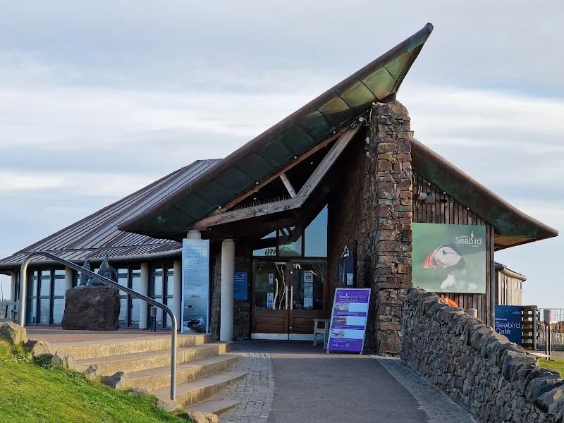 View of Scottish Seabird Centre in North Berwick, Scotland