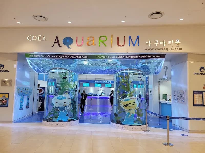 View of SEA LIFE COEX, Seoul Aquarium in Gangnam, SE