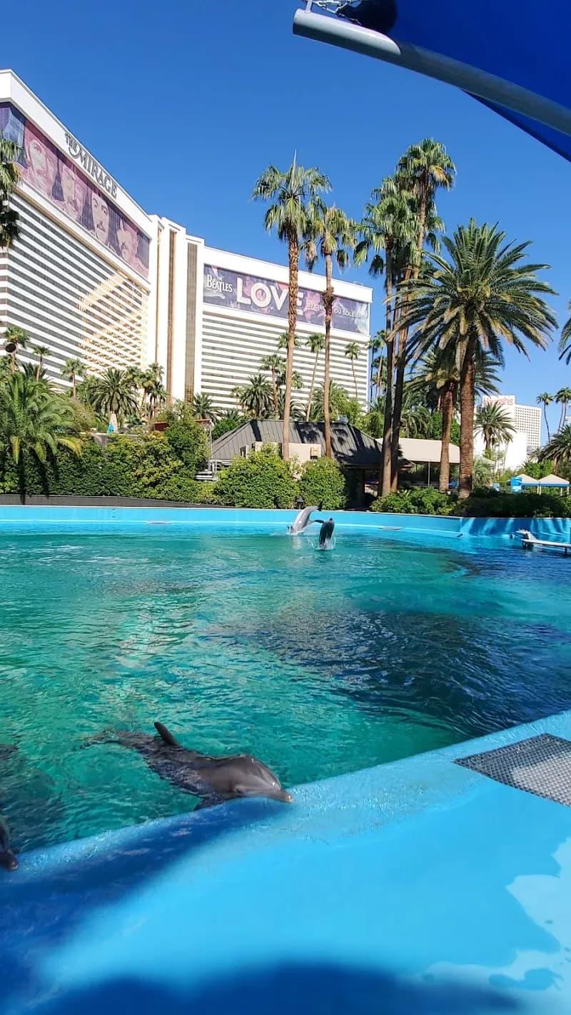 View of Secret Garden & Dolphin Habitat in Las Vegas, NV