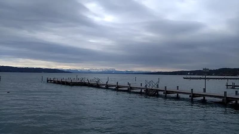 View of Seebad Starnberg in Starnberg, BY