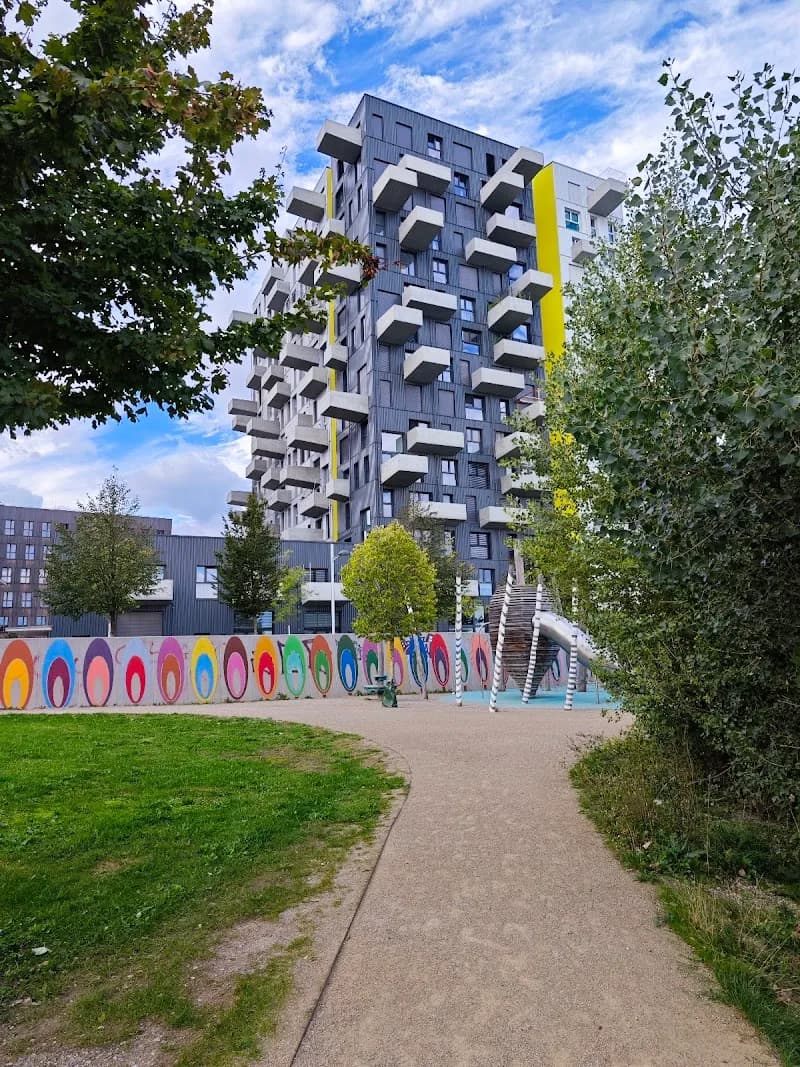 View of Seepark Spielplatz in Donaustadt, VIE