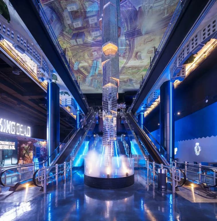 View of Sega World Arcade in Dubai, DXB