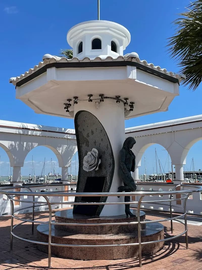 Selena Memorial Statue monument in Corpus Christi, TX