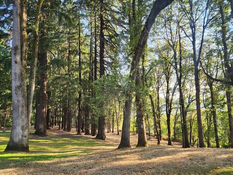 View of Sellwood Park in Woodstock, OR