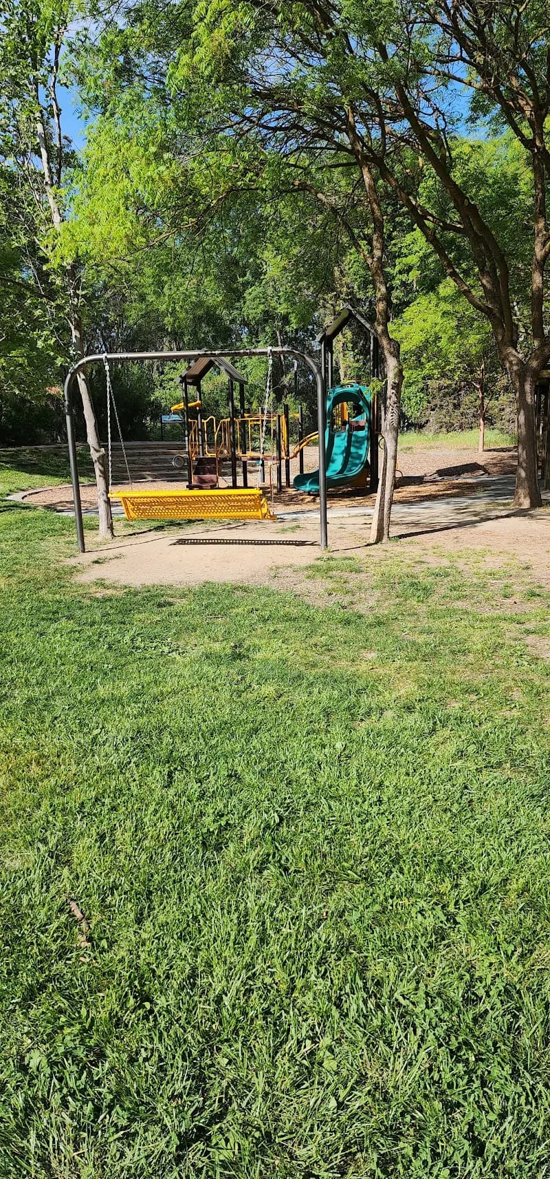 Senda Nueva Greenbelt Play Area playground in Davis, CA