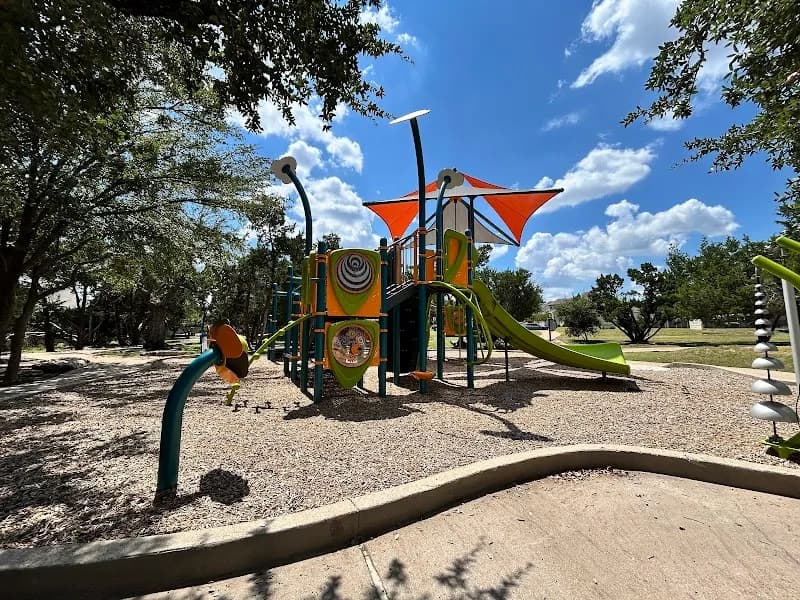 View of Sendero Springs Park in Avery Ranch, TX