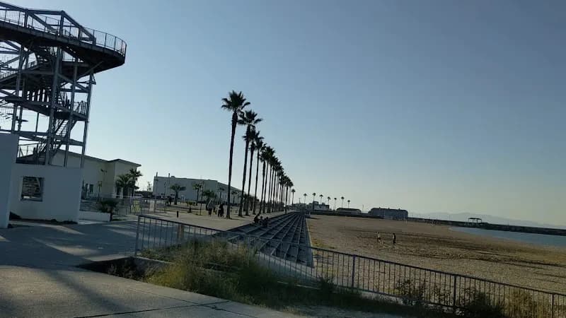 View of Sennan Rinkū Park (Sennan Long Park) in Sennan, Osaka