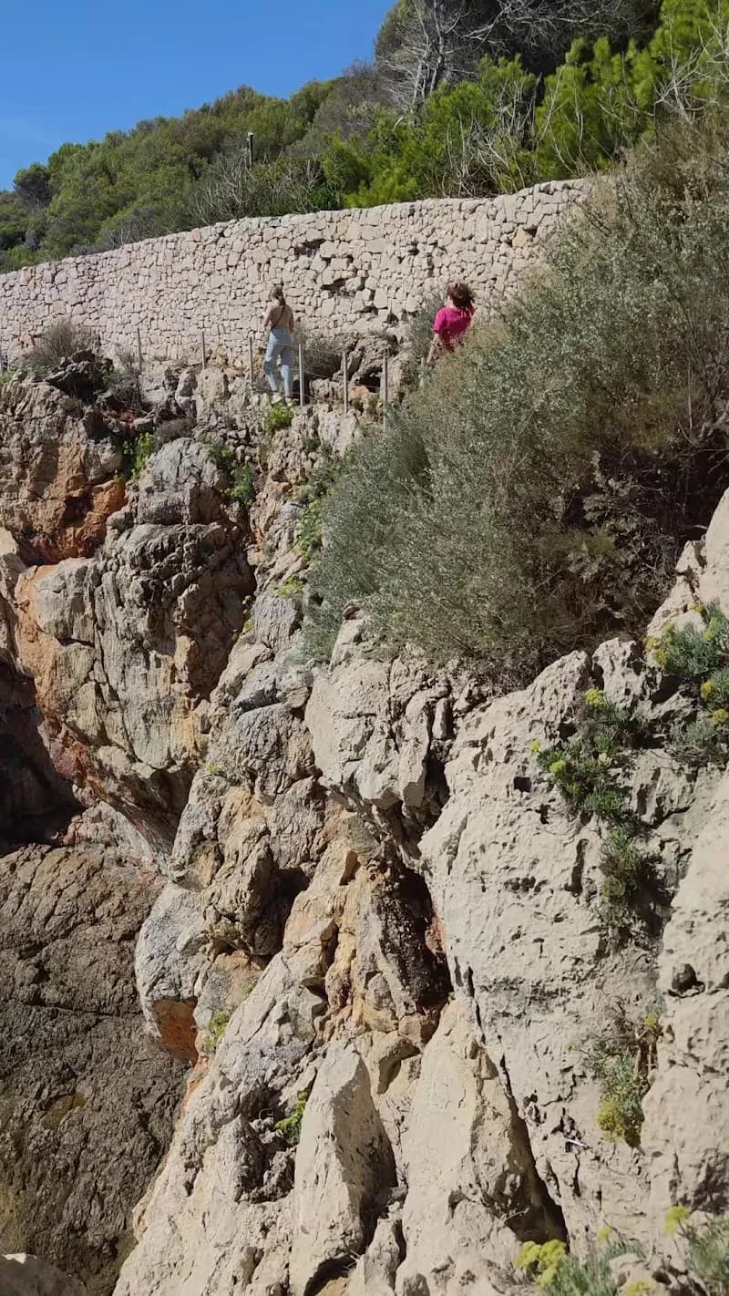 View of Sentier du Littoral in Juan-les-Pins, PACA