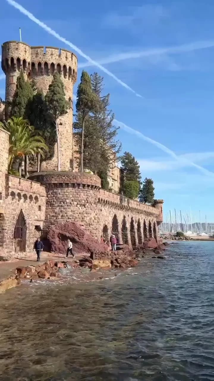 View of Sentier littoral du Château in Mandelieu-la-Napoule, PACA
