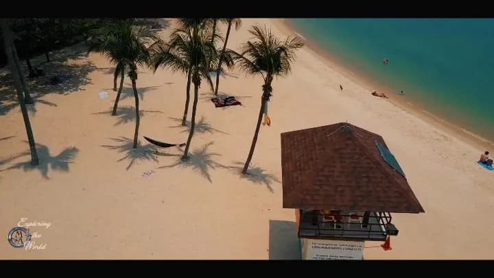 View of Sentosa in Singapore, SG