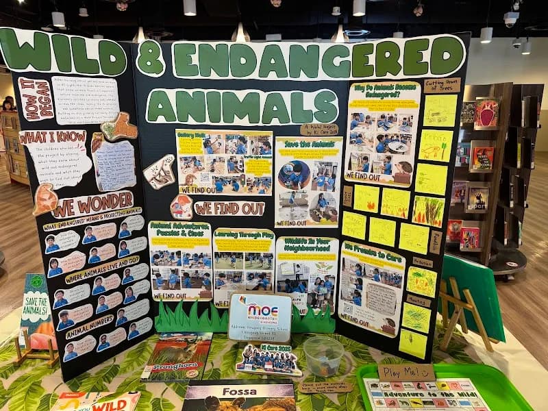 View of Serangoon Library in Serangoon, SG