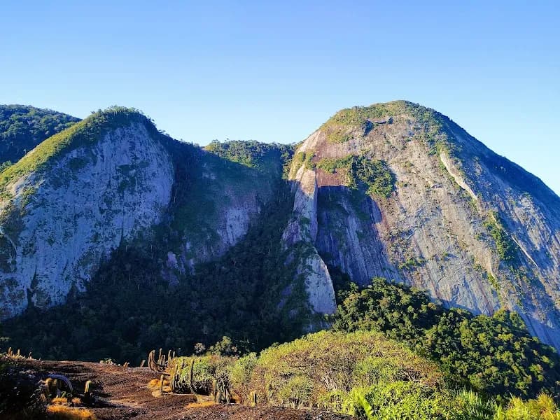 View of Serra da Tiririca State Park in São Gonçalo, RJ