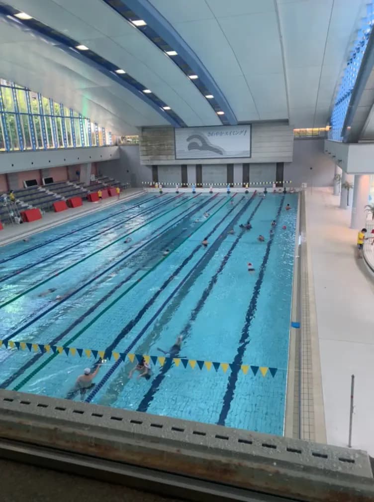 View of Setagaya Indoor Heated Swimming Pool in Setagaya, Tokyo