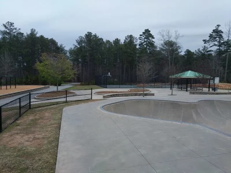 View of Settles Bridge Park in Cumming, GA