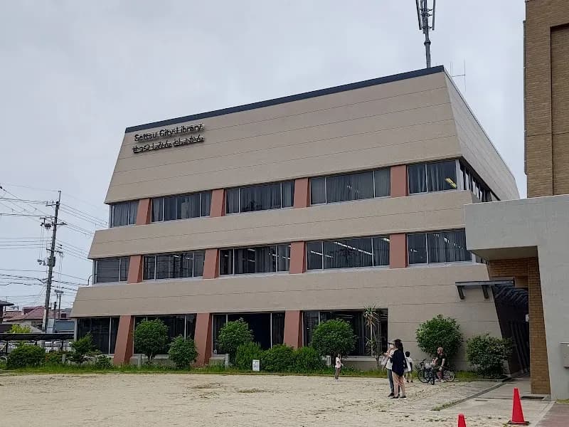 View of Settsu Central Library in Settsu, Osaka