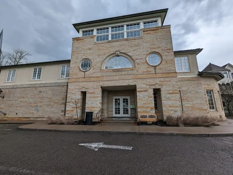View of Sewickley Public Library in Sewickley, PA