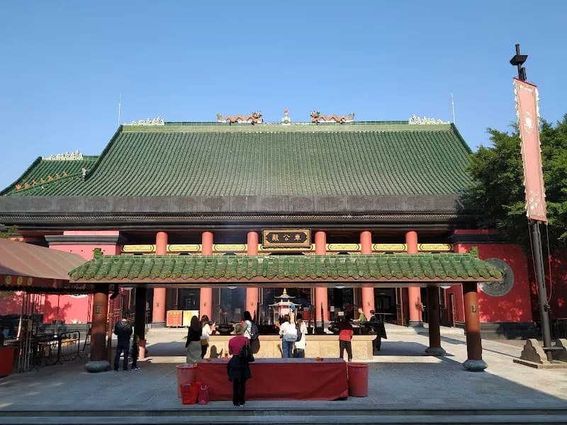 View of Sha Tin Che Kung Temple in Sha Tin, HK