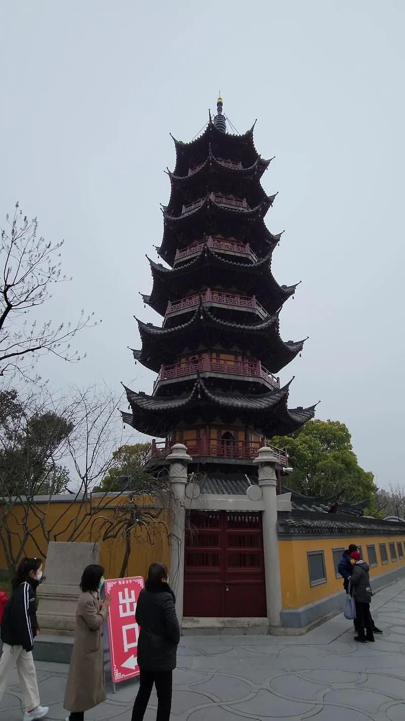 View of Shanghai Longhua Temple and Pagoda in Shanghai, SH