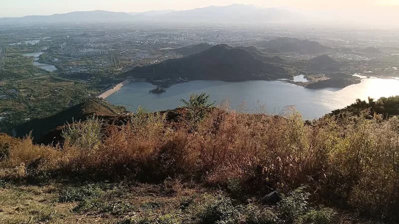 View of Shaoguan Lake Park in Changping District, Beijing