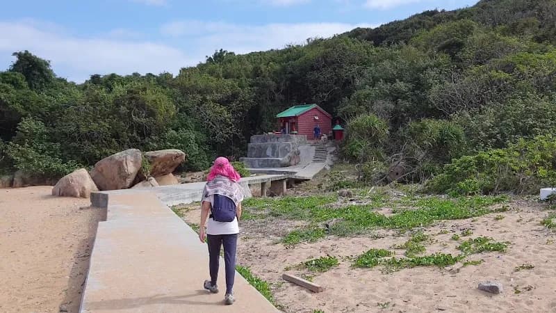 View of Shek Pai Wan Beach in Lamma Island, HK