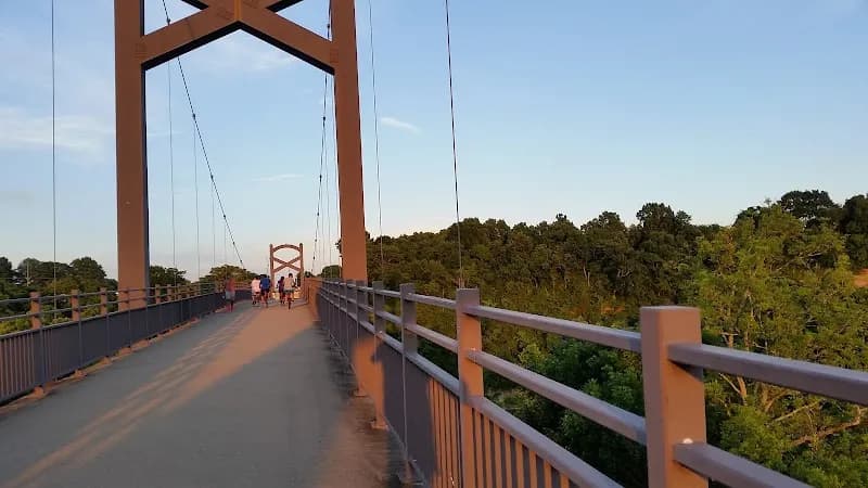 Shelby Bottoms Greenway route in Nashville, TN