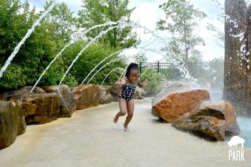 Shelby Farms Park Water Play Sprayground water park in Olive Branch, MS