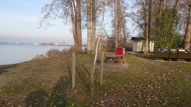 View of Shelter Island Park in South Delta, BC