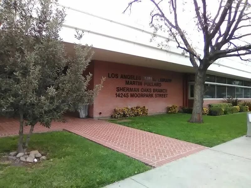 View of Sherman Oaks Martin Pollard Branch Library in Sherman Oaks, CA