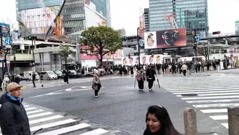 View of Shibuya 109 in Shibuya, Tokyo