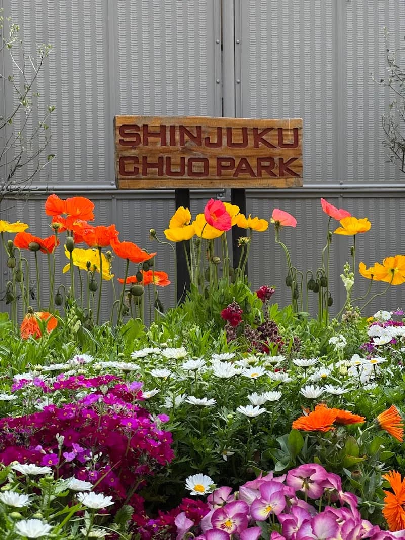 View of Shinjuku Central Park in Shinjuku, Tokyo