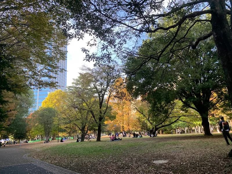 View of Shinjuku Sports Center in Shinjuku, Tokyo