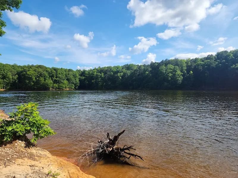 View of Shinleaf Group Campsites in Falls Lake, NC